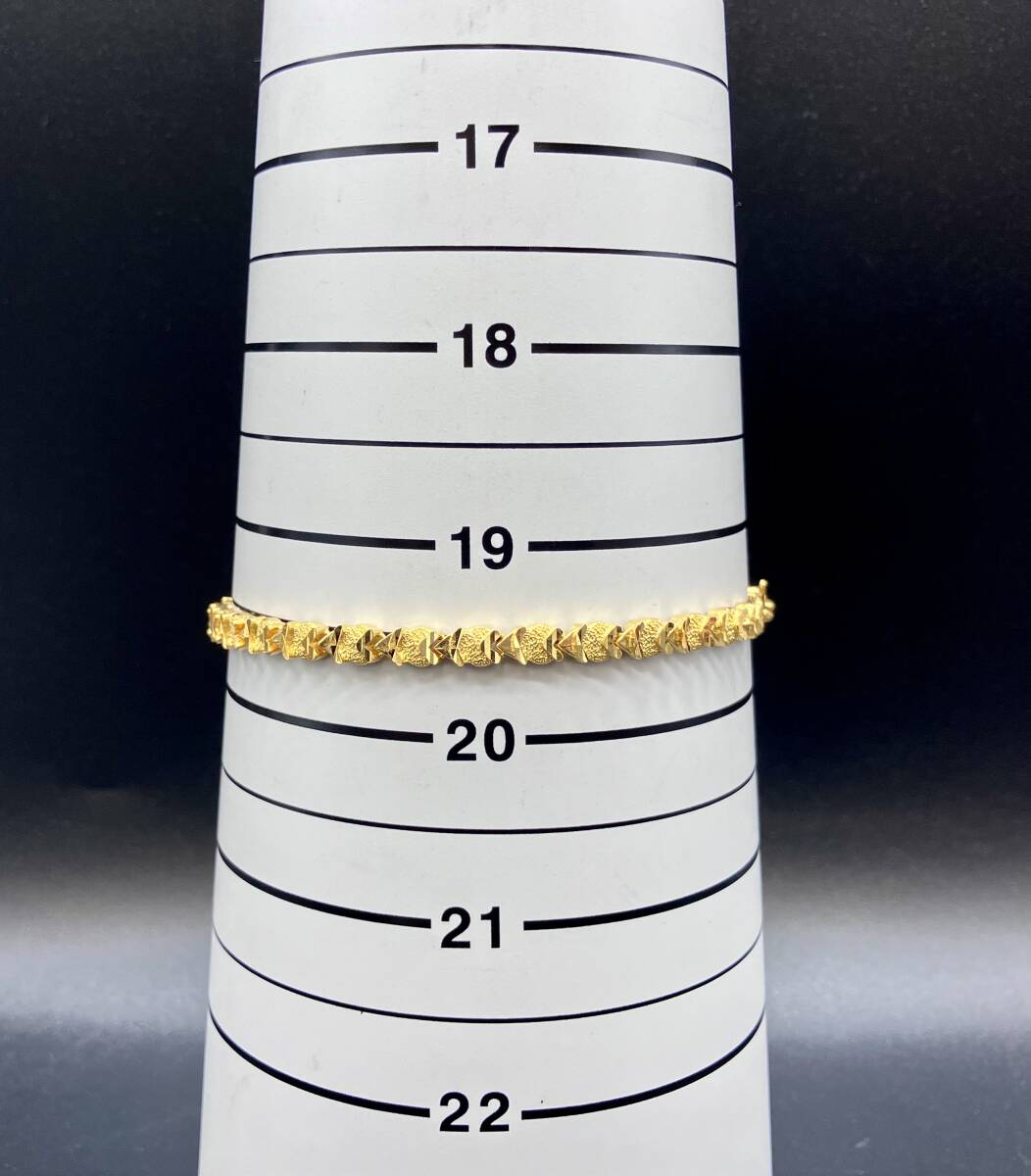 ブレスレット 916 刻印 ゴールド 20cm 15.0cm 店舗受取可_画像5