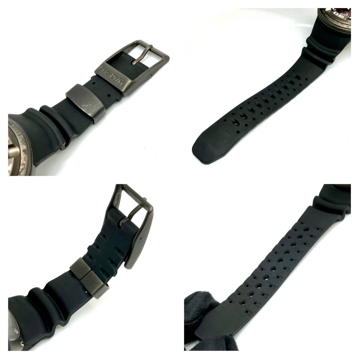 箱 保証書 延長バンド 付 CITIZEN シチズン PROMASTER プロマスター MARINE ゴジラコラボ BJ8059-03Z 世界限定3000本 ソーラー 腕時計_画像7