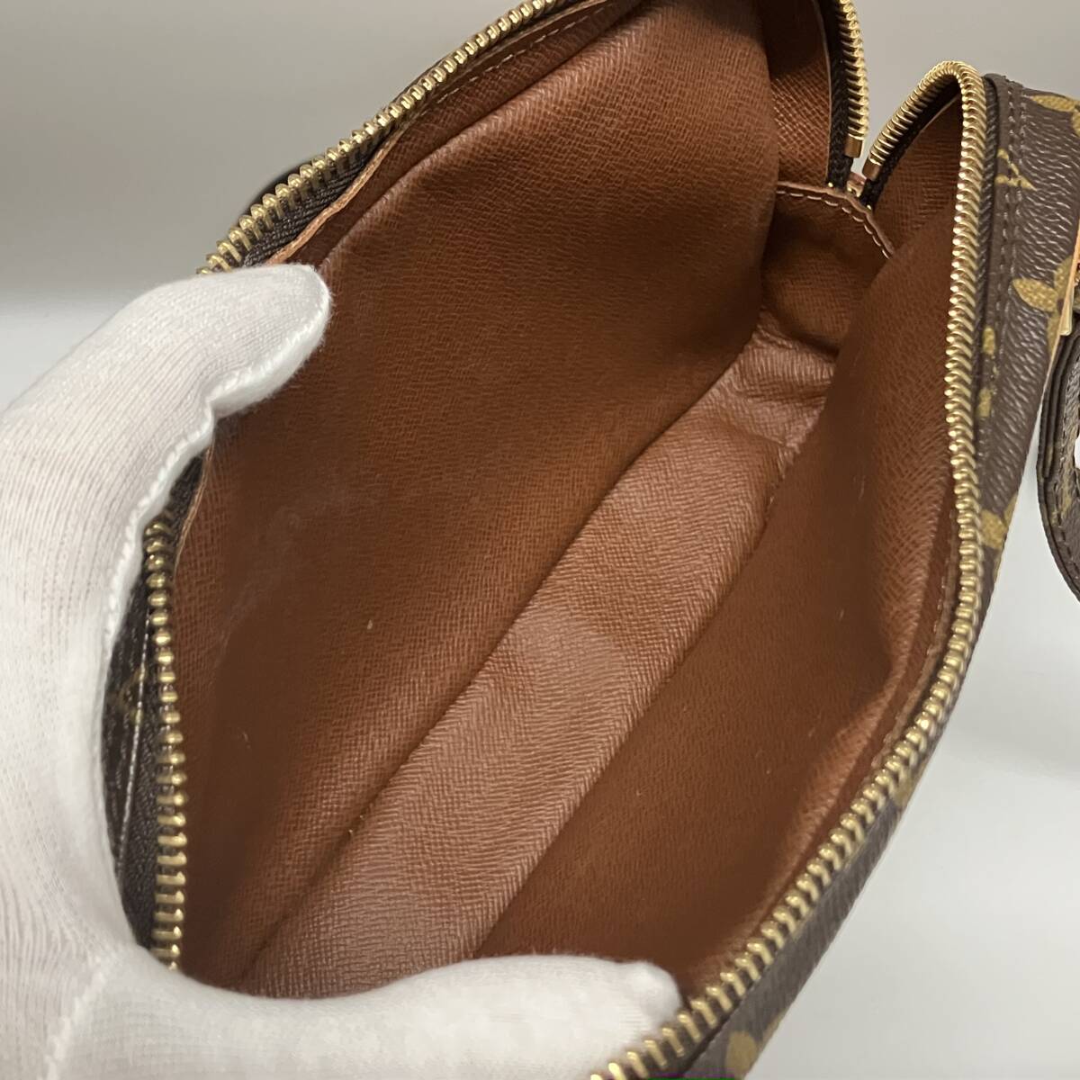 LOUIS VUITTON ルイ・ヴィトン モノグラム M51828 ポシェット・マルリーバンドリエール ショルダーバッグ_画像3