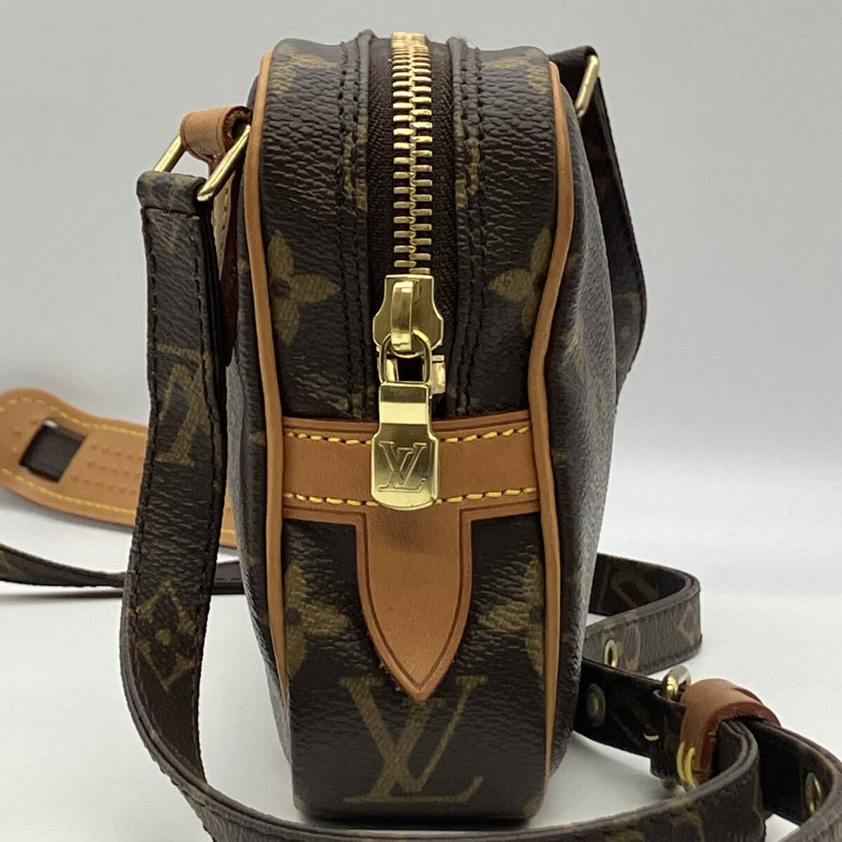 LOUIS VUITTON ルイ・ヴィトン モノグラム M51828 ポシェット・マルリーバンドリエール ショルダーバッグ_画像4