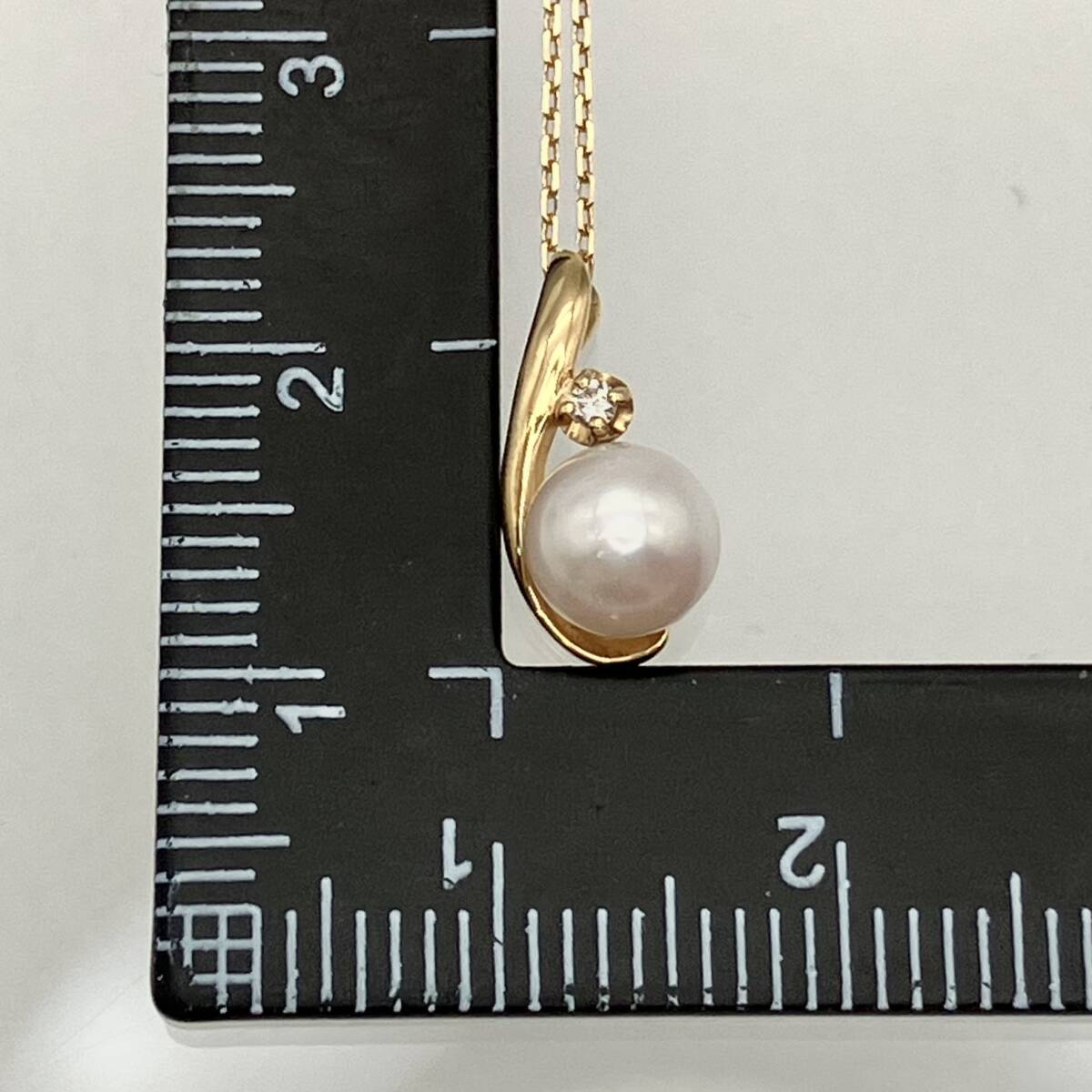 VENDOME Vendome K18 18 золотой колье 40cm diamond есть полная масса 1.5g