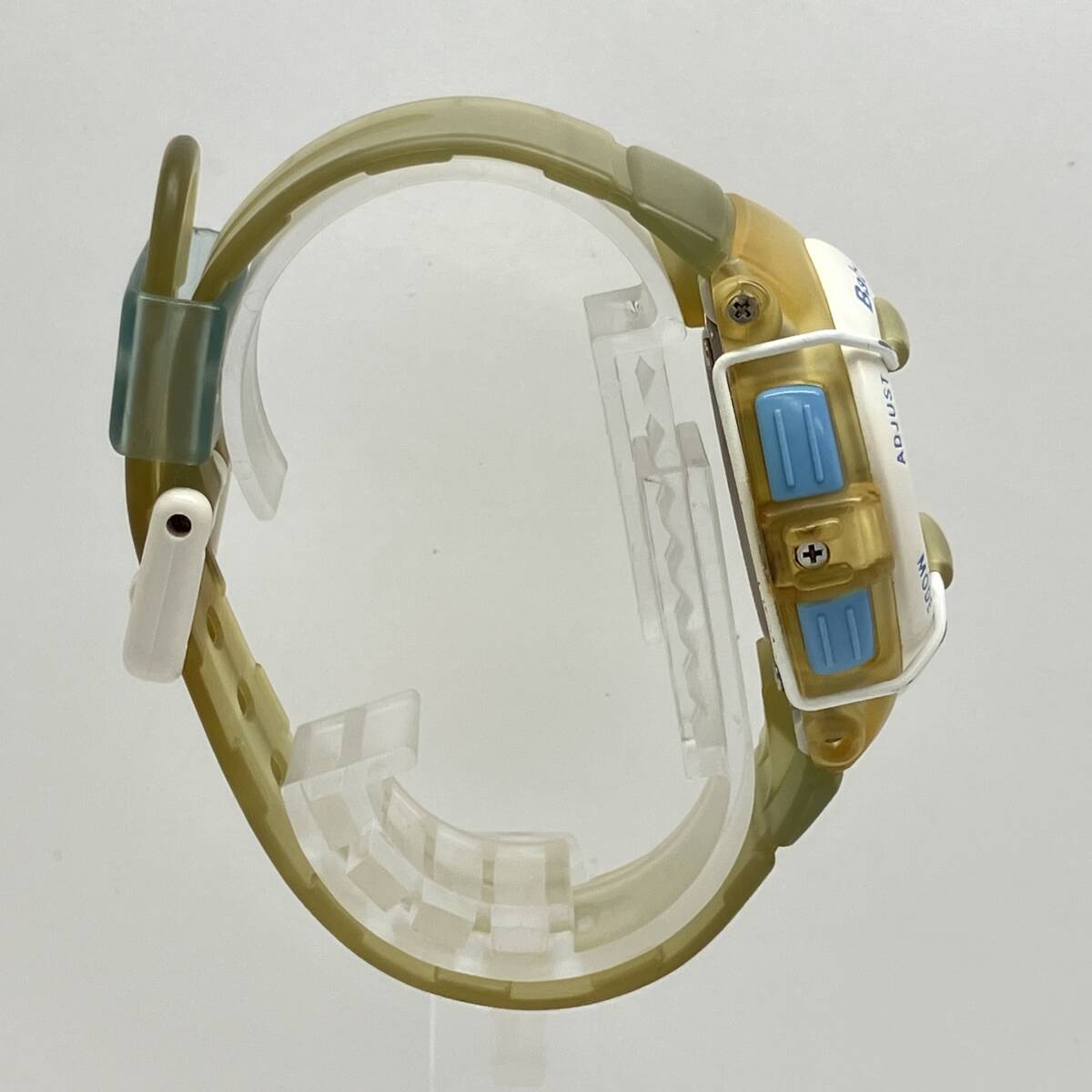 CASIO カシオ Baby-G BGT-100 クォーツ トリッパー イエロー スケルトン レディース 腕時計 本体のみ_画像4