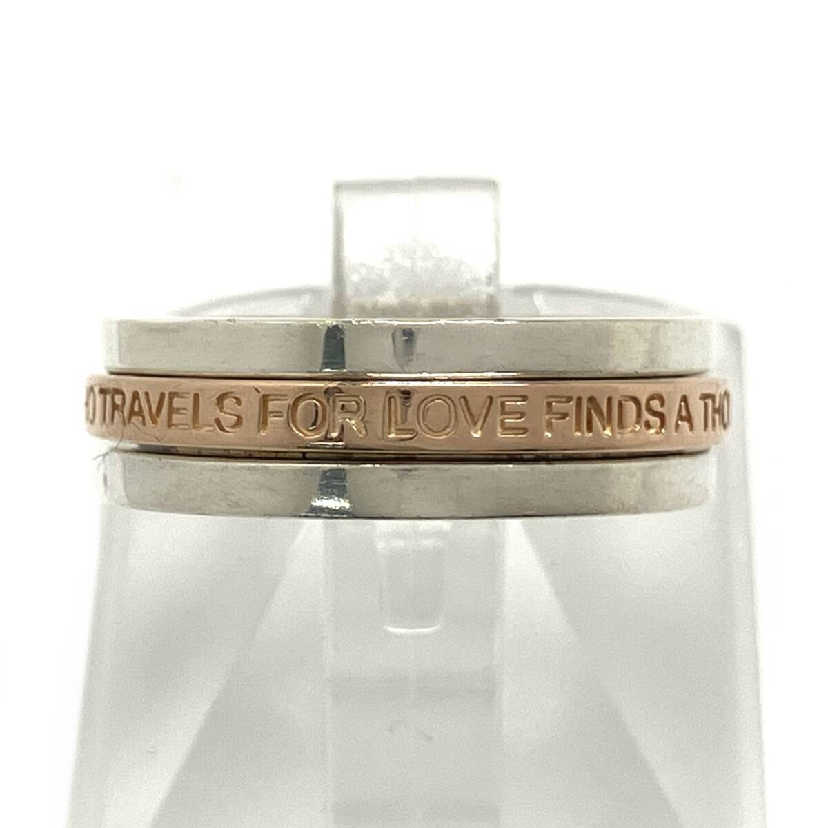 THE KISS SV #9 約7.5g 指輪 リング ザ キッス シルバー 約9号 レディース 品物のみ_画像1