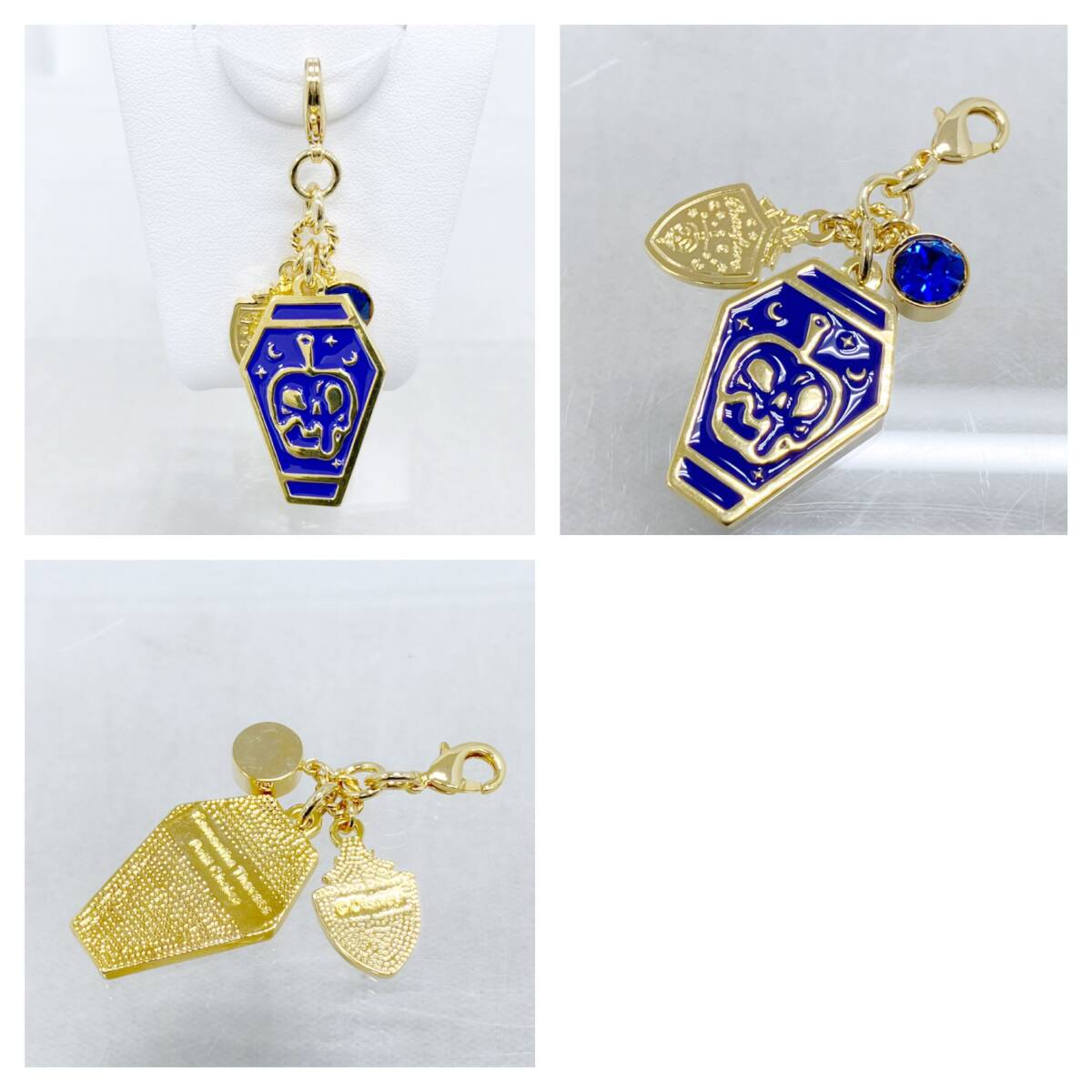 SamantheThavasa × Disney Twisted-Wonderland サマンサタバサ チャーム 3点セット ツイステ エペル ジェイド フロイド ディズニー_画像2