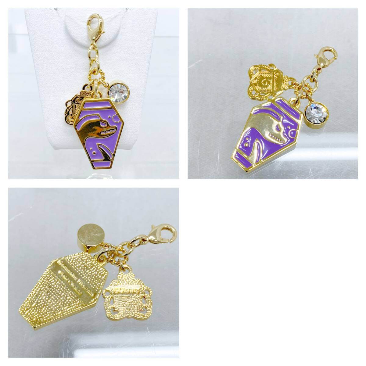 SamantheThavasa × Disney Twisted-Wonderland サマンサタバサ チャーム 3点セット ツイステ エペル ジェイド フロイド ディズニー_画像4