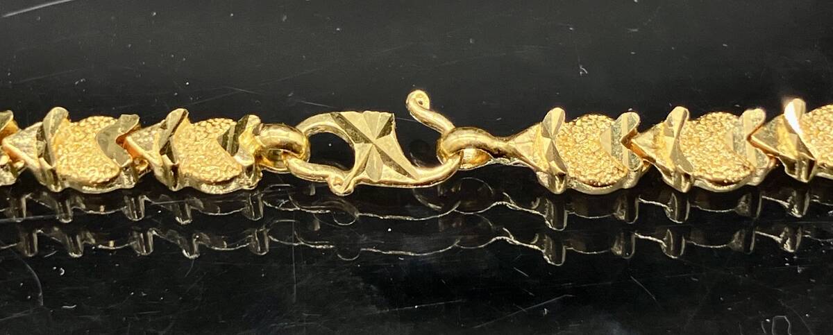ブレスレット 916 刻印 ゴールド 20cm 15.0cm 店舗受取可_画像3