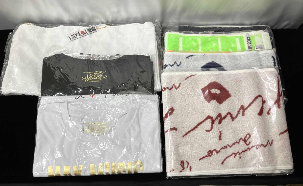 【まとめ売り】未使用 安室奈美恵 ツアーグッズ タオル 4枚Tシャツ 2枚 2WAYバッグ_画像1