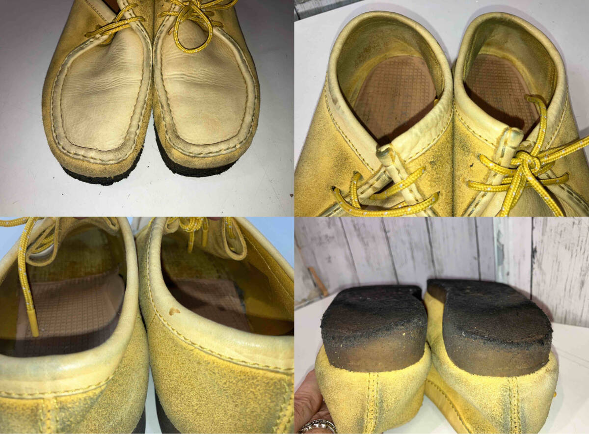 clarks クラークス ワラビー ペールイエロー 26cm ブーツ 店舗受取可_画像8