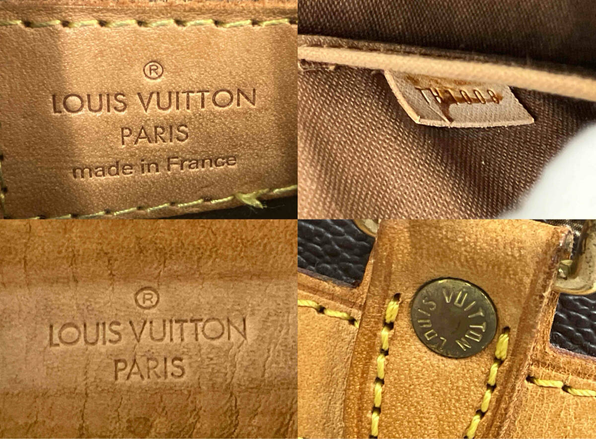 LOUIS VUITTON モノグラム ソローニュ M42250 ショルダーバッグ クロスボディ 斜め掛け ルイヴィトン TH1008 鑑定書付き_画像9