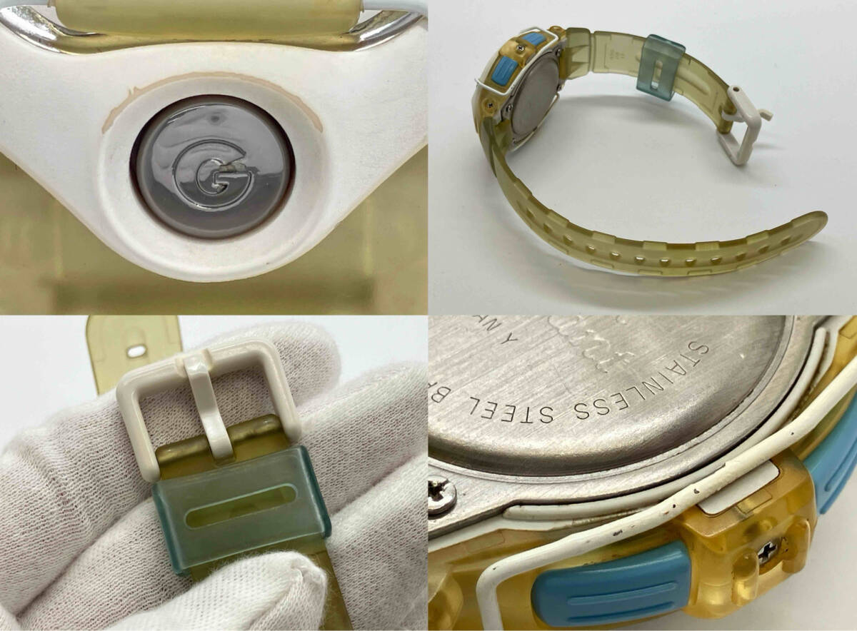 CASIO カシオ Baby-G BGT-100 クォーツ トリッパー イエロー スケルトン レディース 腕時計 本体のみ_画像8