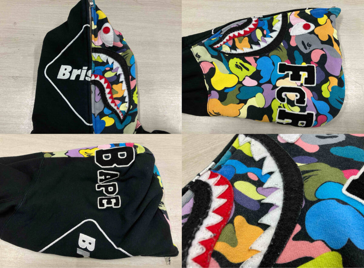 A BATHING APE ×F.C.Real Bristol ア ベイジング エイプ ×エフシー レアル ブリストル 001ZPF231905X Mサイズ パーカー_画像9