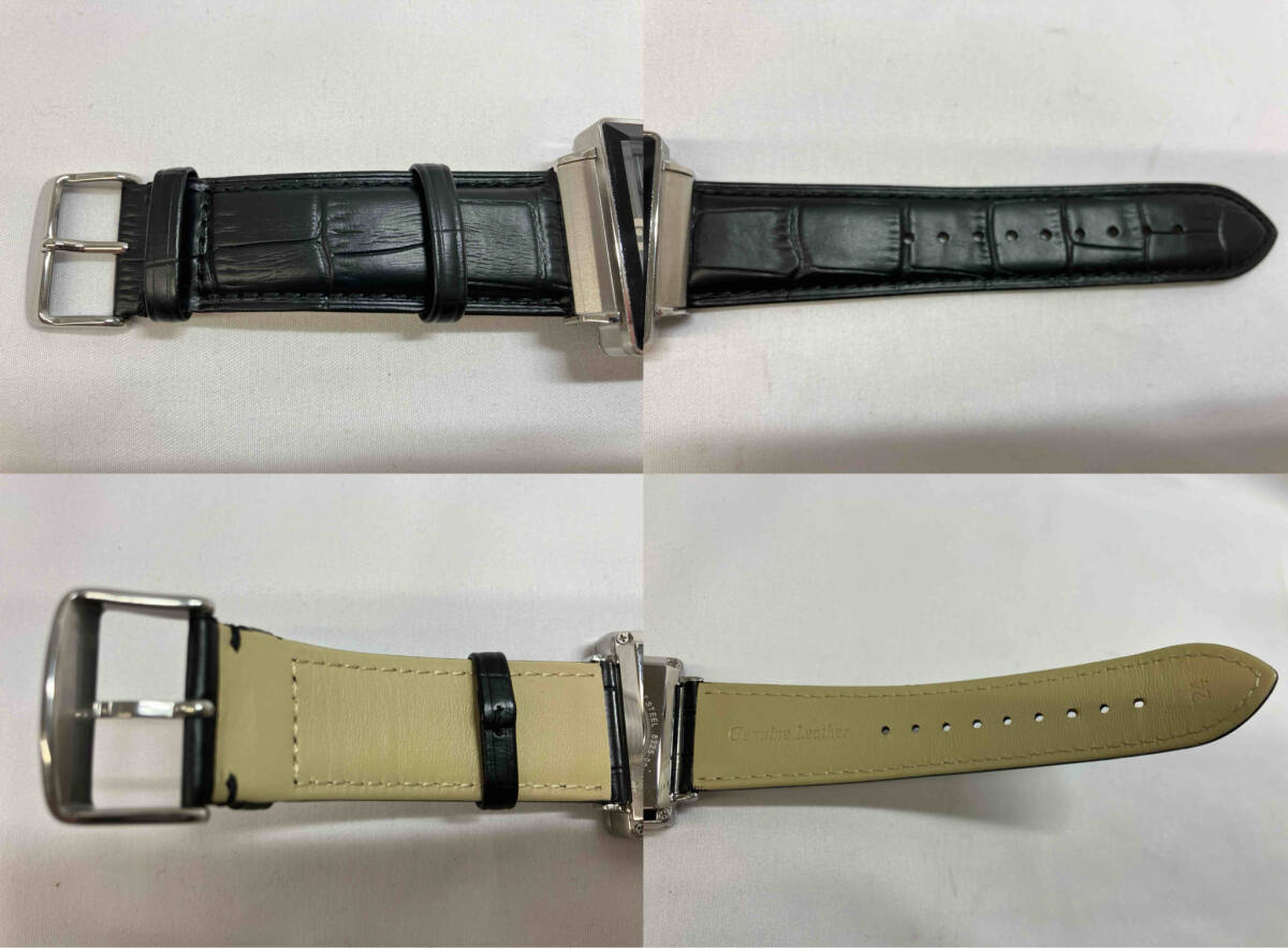 【ジャンク】 CITIZEN(シチズン)INDEPENDENT 8225-002961-037 スクエア 自動巻き 腕時計_画像6