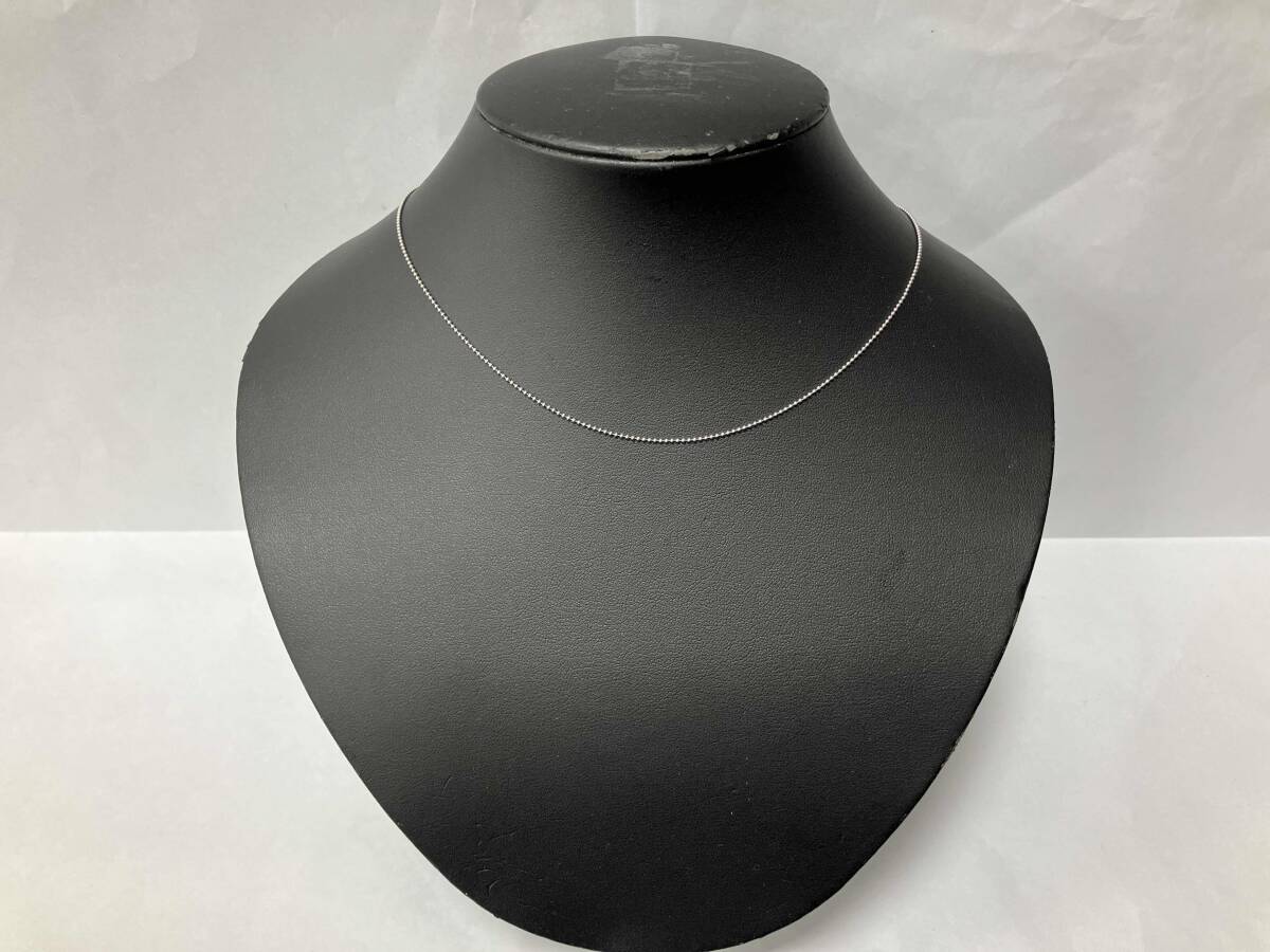Pt850／40cm／2.2g／プラチナ ネックレス_画像1