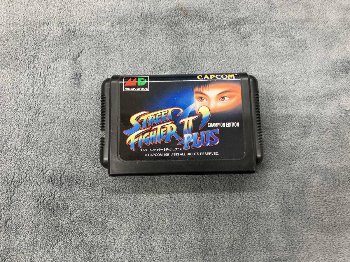 動作未確認 返品交換不可 MD ストリートファイター2ダッシュプラス_画像6