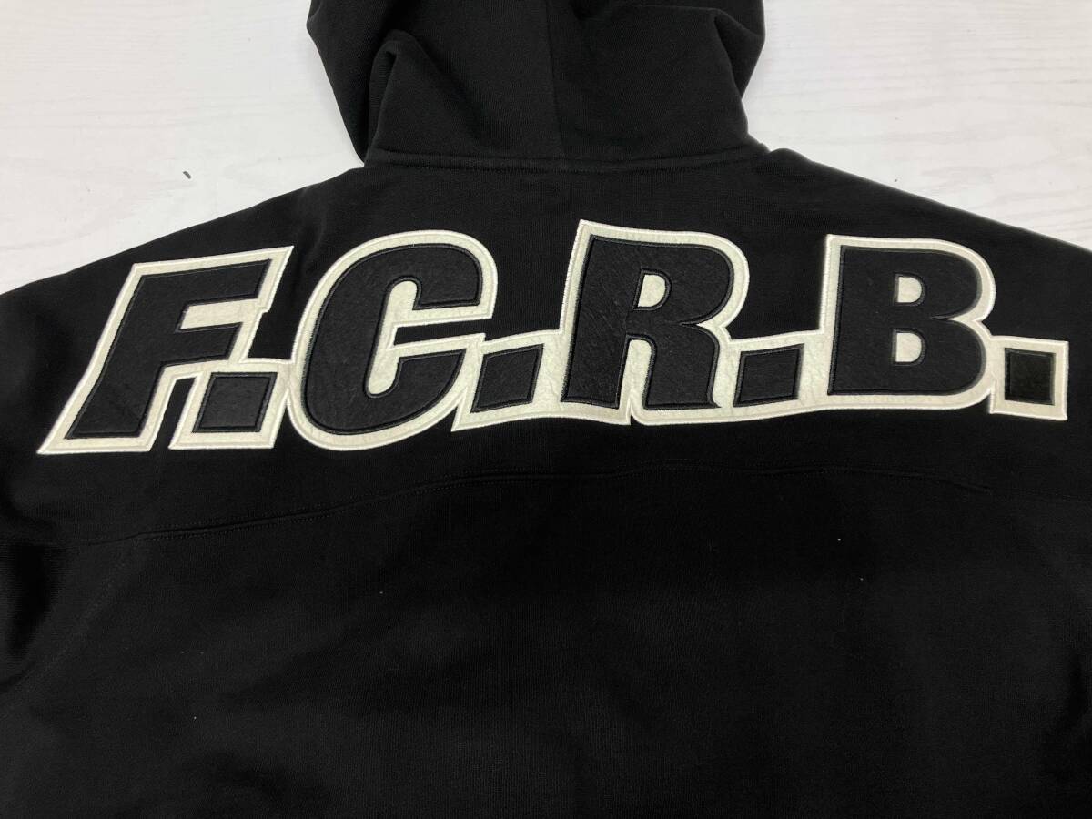 F.C.Real Bristol ブリストル BIG LOGO BAGGY SWEAT HOODIE ビッグロゴ バギー スウェットフーディー FCRB-252091 サイズXXL ブラック 通年_画像5