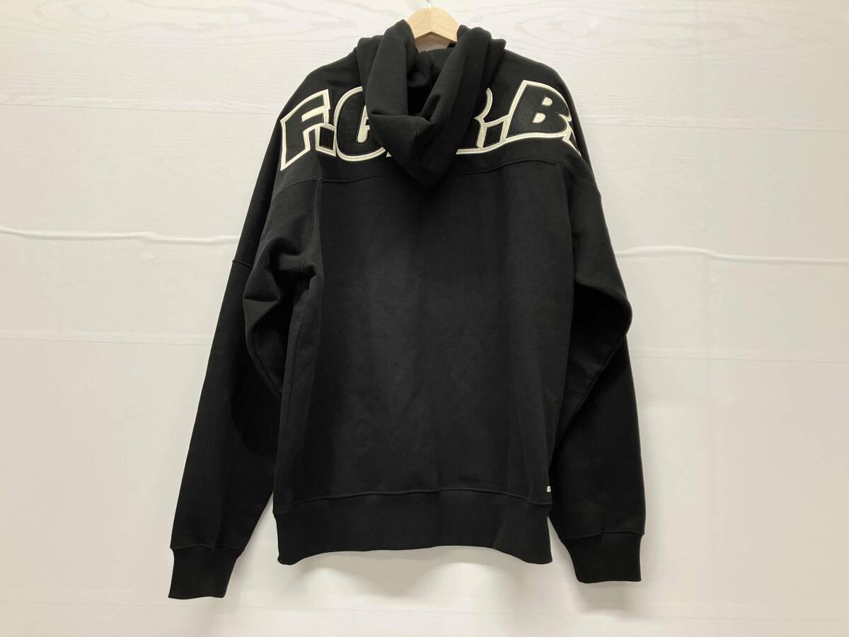 F.C.Real Bristol ブリストル BIG LOGO BAGGY SWEAT HOODIE ビッグロゴ バギー スウェットフーディー FCRB-252091 サイズXXL ブラック 通年_画像2