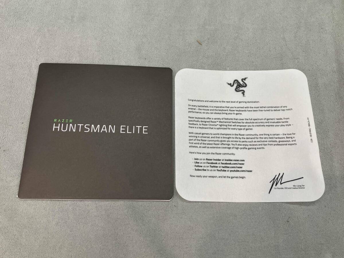 Razer Huntsman Elite RZ03-01870100-R3M1 [英語配列] キーボード(α▲09-10-07)_画像8