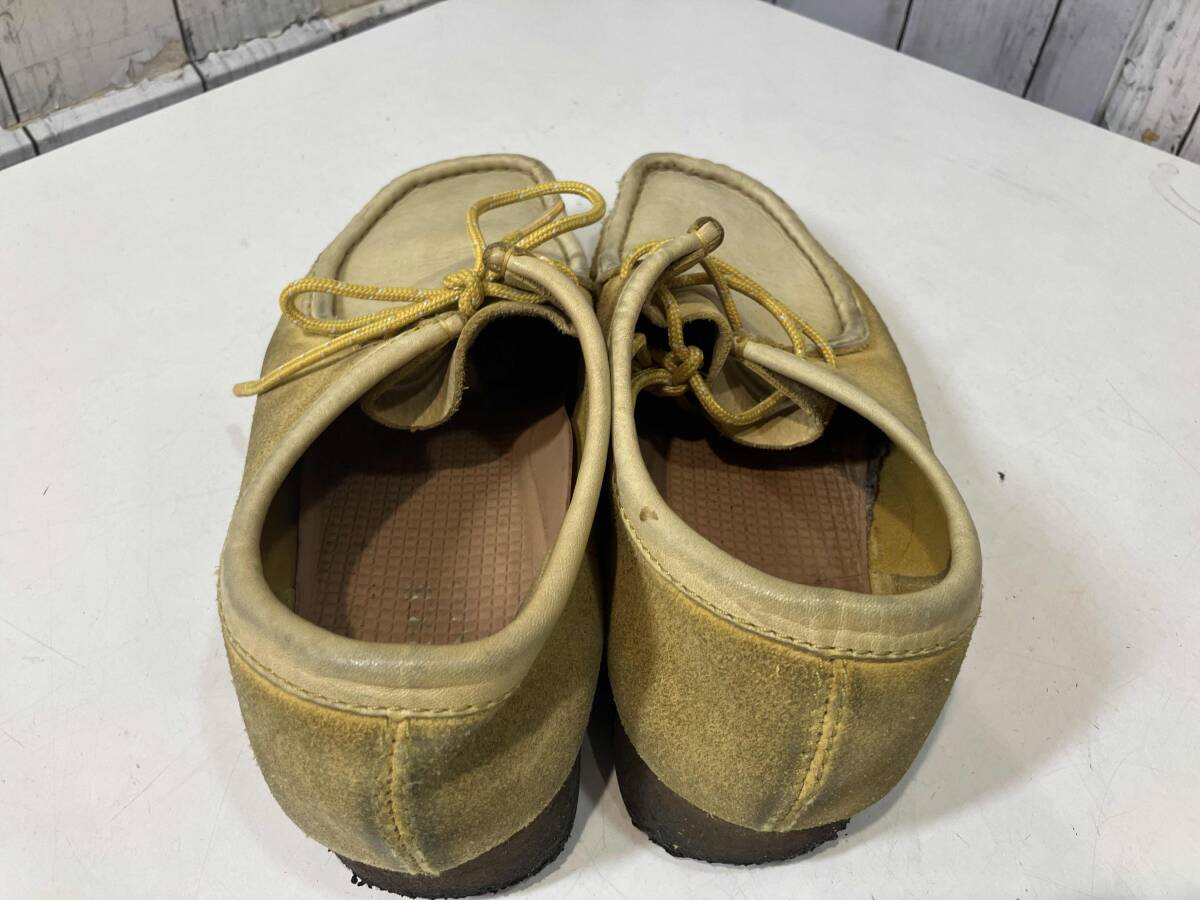 clarks クラークス ワラビー ペールイエロー 26cm ブーツ 店舗受取可_画像3