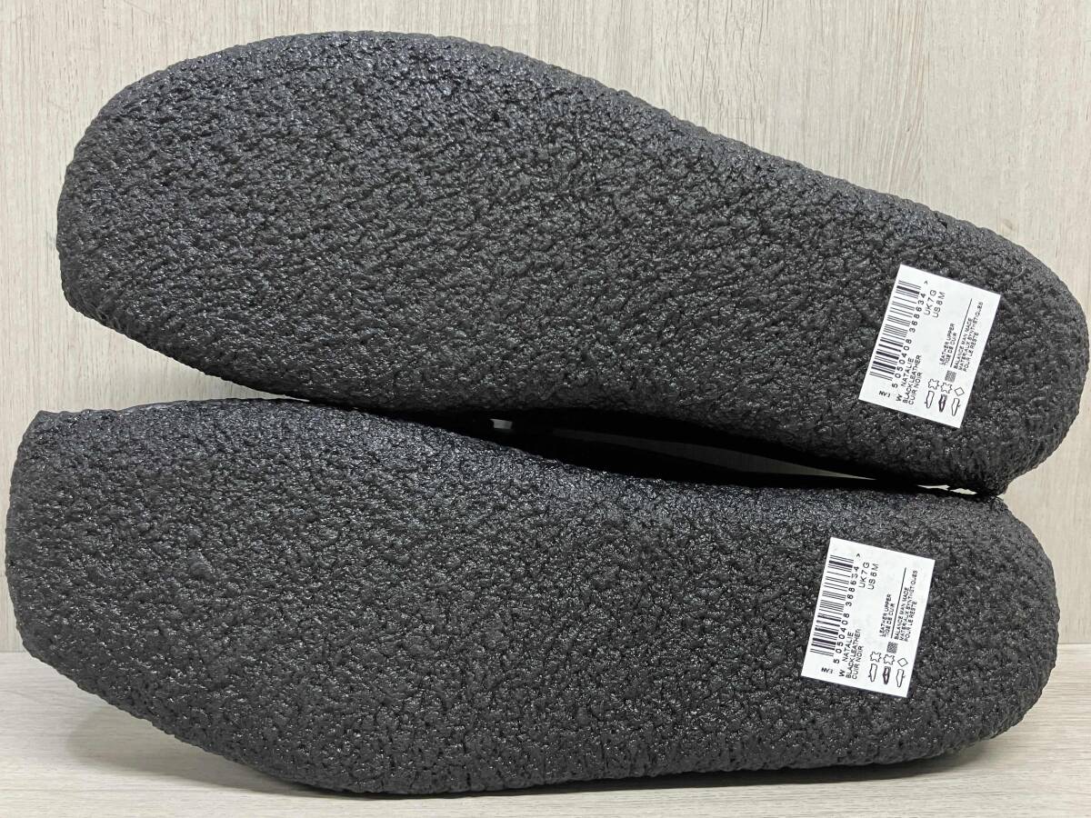 Clarks ORIGINALS Natalie 7 25.5cm 本革 レザー デザート ブーツ ナタリー ワラビー シューズ 靴 クラークス オリジナル ブラック メンズ_画像4