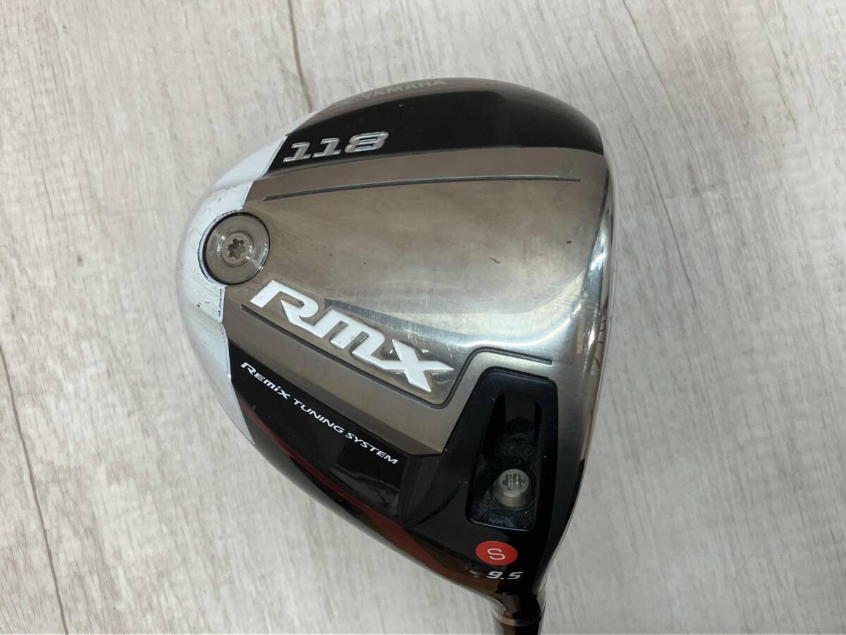 YAMAHA RMX 118 ドライバー ヤマハ FLEX S ロフト角 9.5° 男性右利き用 ゴルフクラブ 川崎港町店 店舗受取可_画像1