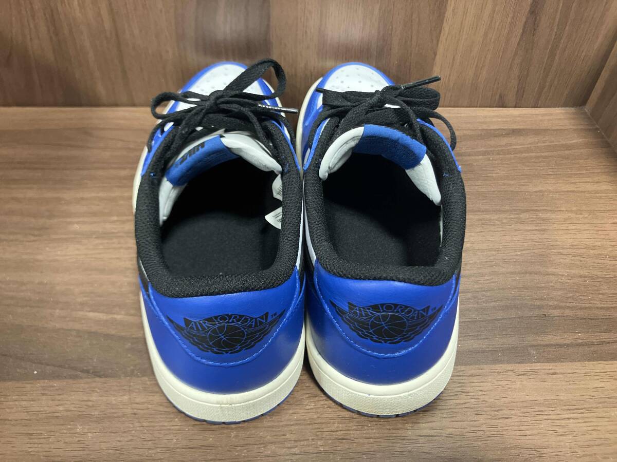 NIKE ナイキ スニーカーCZ0790-140 AIR JORDAN 1 LOW OG エアジョーダンブルー 26cm 全体的に使用感有り ローカットスニーカー_画像3