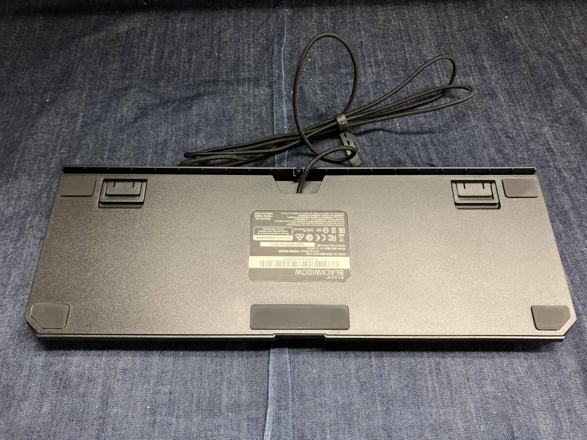 Razer BlackWidow RZ03-02860100-R3M1 [英語配列 グリーン軸] キーボード （▲15-07-02）_画像2