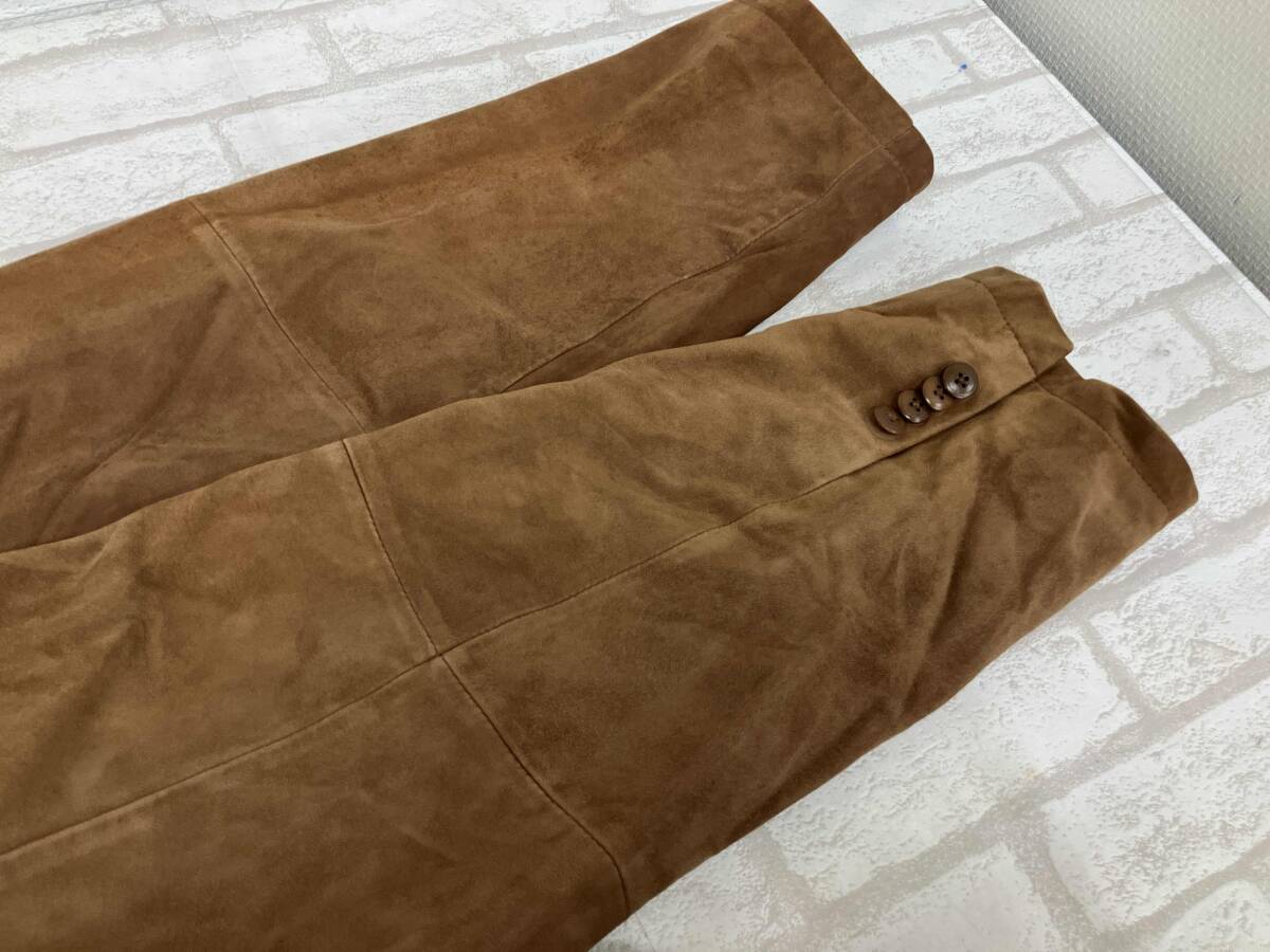 Brooks Brothers ブルックスブラザーズ メンズ Lサイズ ブラウン スウェード テーラードジャケット ブレザー 通勤 ビジネス_画像4