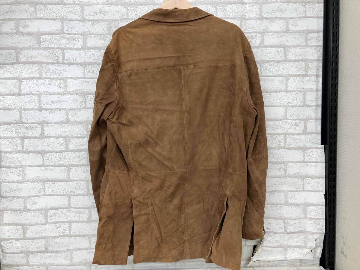 Brooks Brothers ブルックスブラザーズ メンズ Lサイズ ブラウン スウェード テーラードジャケット ブレザー 通勤 ビジネス_画像2