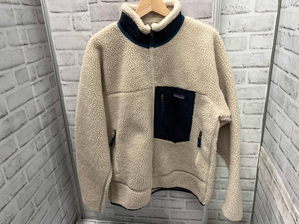 Patagonia / パタゴニア / FA19 / 23056 / M's Classic Retro-X Jacket / その他ジャケット / サイズM / アイボリー / ターコイズ_画像1