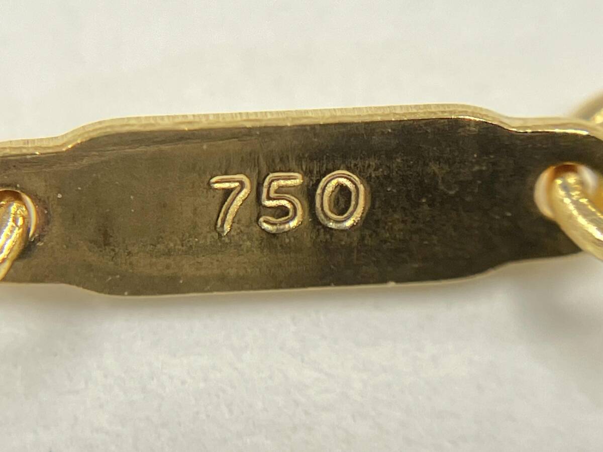 TIFFANY&Co ティファニー K18 750 40cm 2.1g ボールチェーンネックレス_画像3