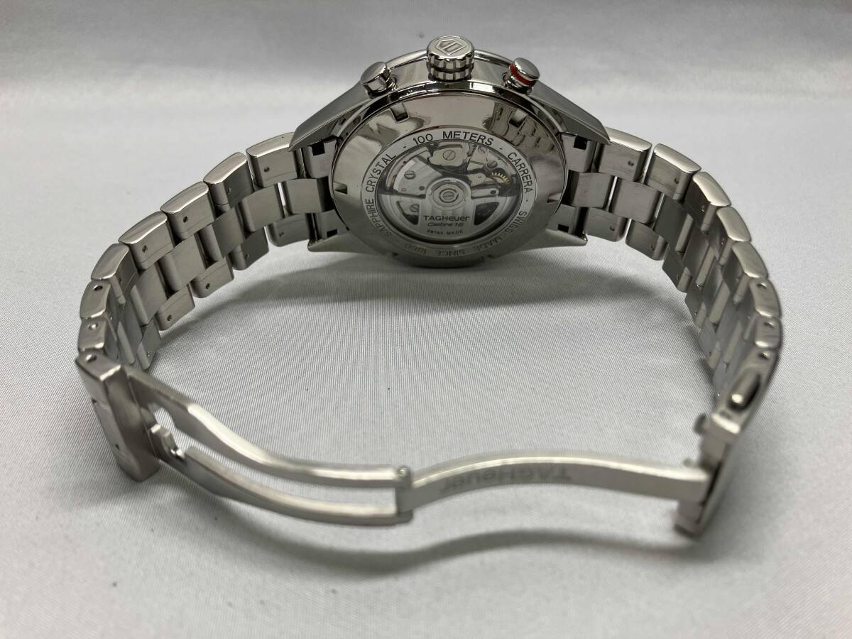 タグホイヤー TAG HEUER カレラ キャリバー16 CV2A11 自動巻き メンズ クロノグラフ 箱/説付_画像4