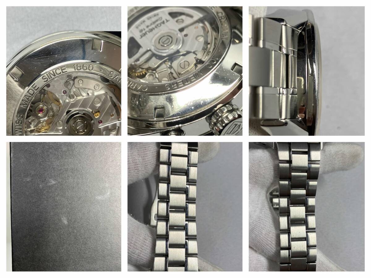 タグホイヤー TAG HEUER カレラ キャリバー16 CV2A11 自動巻き メンズ クロノグラフ 箱/説付_画像8