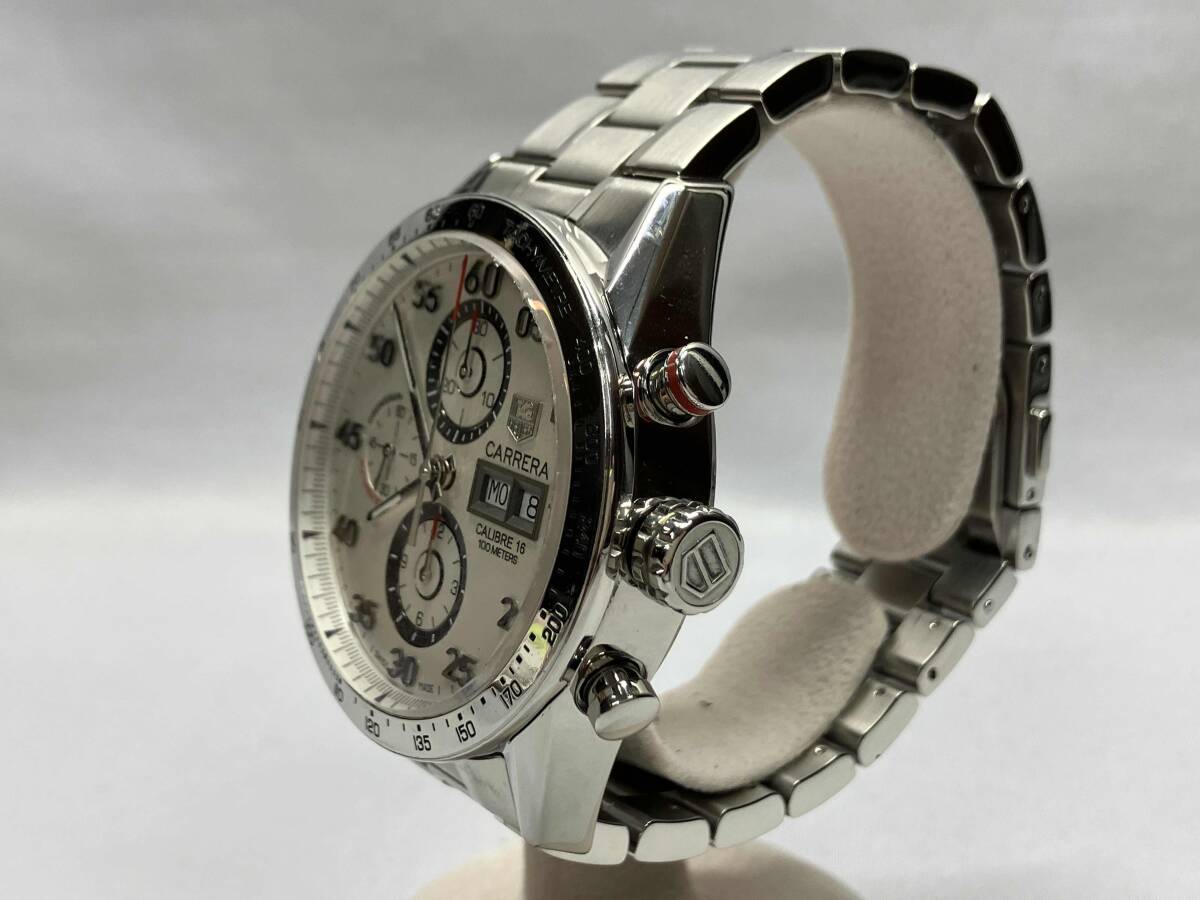 タグホイヤー TAG HEUER カレラ キャリバー16 CV2A11 自動巻き メンズ クロノグラフ 箱/説付_画像5