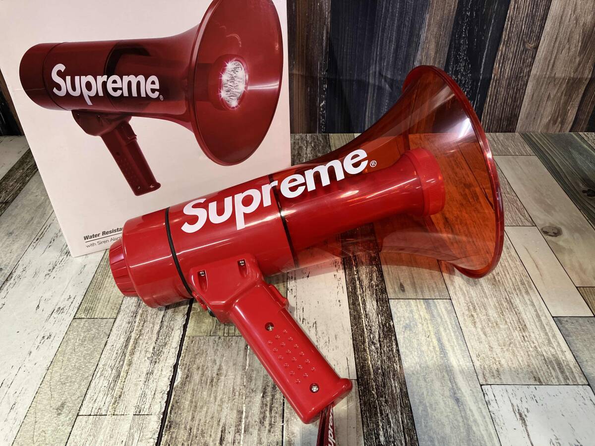 Supreme シュプリーム Pyle Waterproof Megaphone RED メガホン 店舗受取可_画像1
