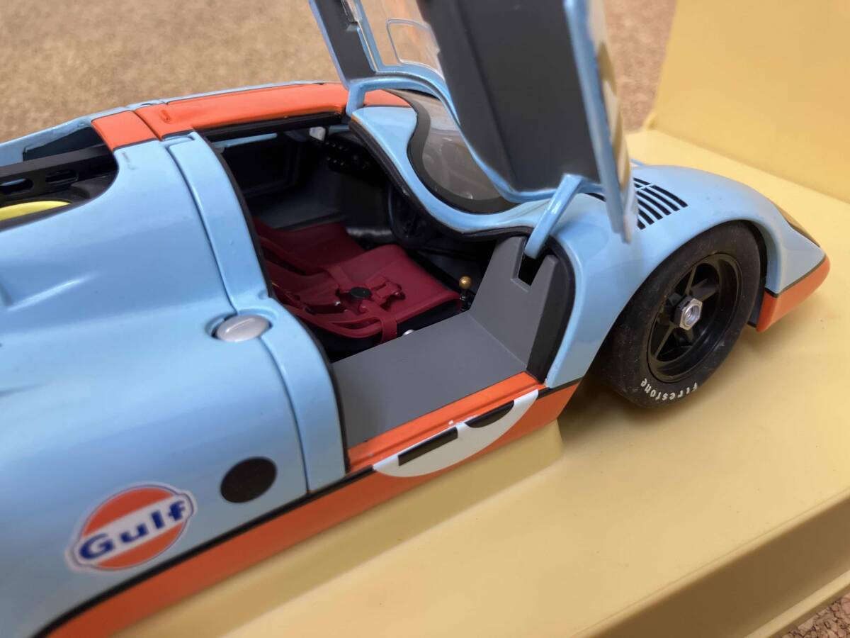 AUTOart 1/18 ポルシェ 917K #20 スティーブ・マックイーン 映画 栄光のル・マン オートアート ミニカー ガルフ スティーブ・マックイーン_画像9