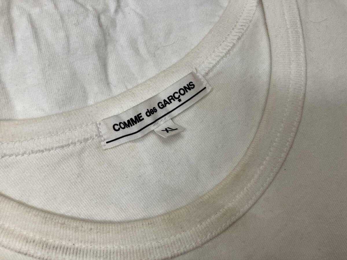 COMME des GARCONS OQ-T003 半袖ワンピ-ス　XLサイズ以上　ホワイト 店舗受取可_画像3