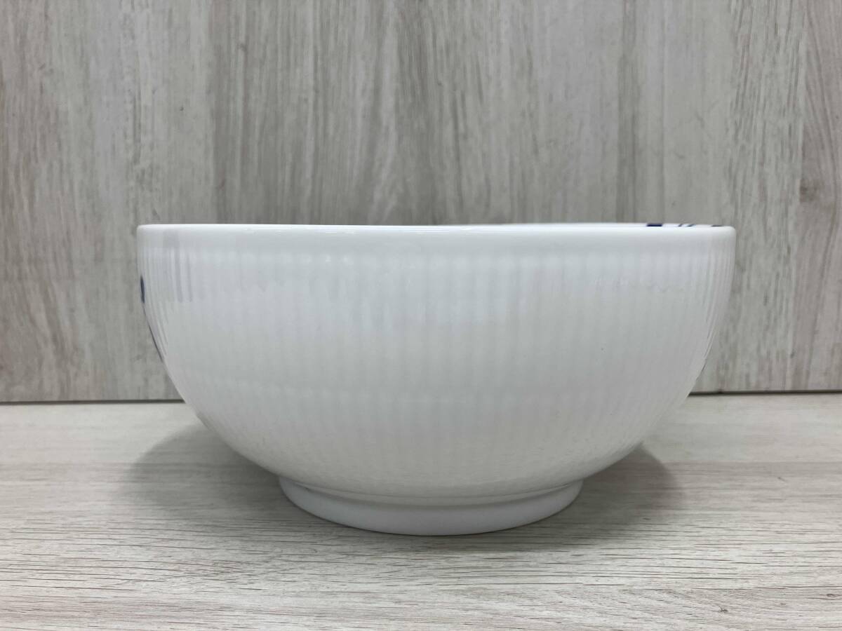 ロイヤルコペンハーゲン　ROYAL COPENHAGEN ブルーフルーテッドメガ　深ボウル② 約18cm_画像4
