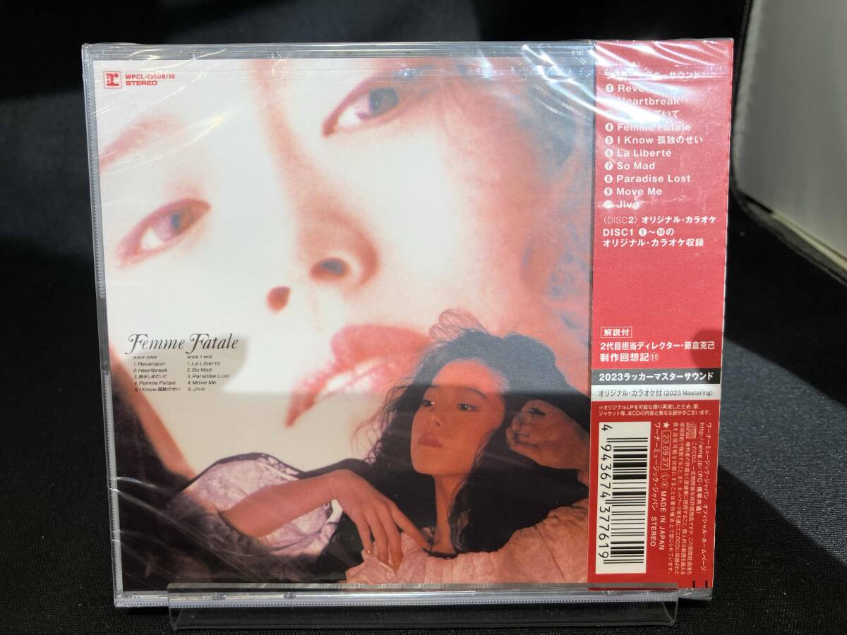 未開封 中森明菜 CD Femme Fatale【オリジナル・カラオケ付】_画像2
