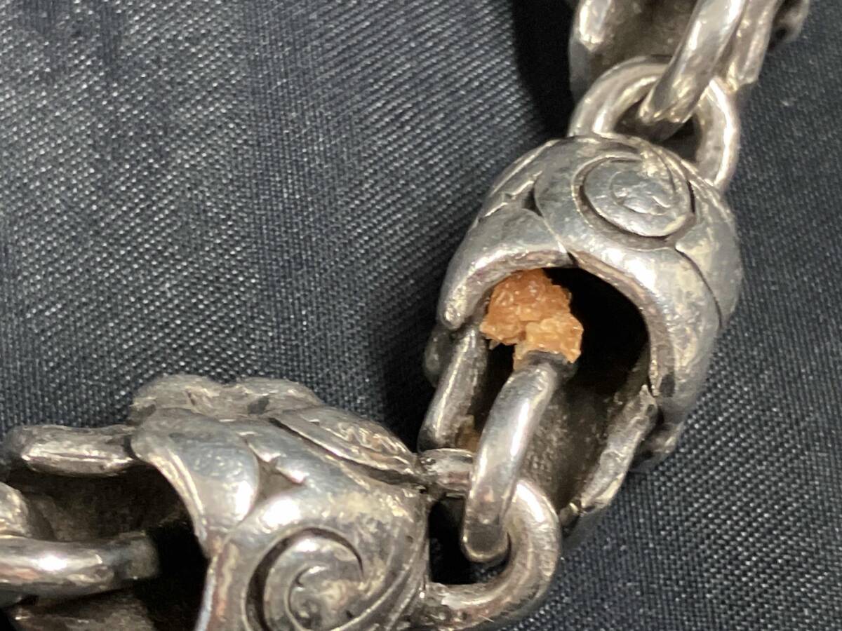 かすう工房 神風特攻髑髏 ブレスレット シルバー 店舗受取可_画像6