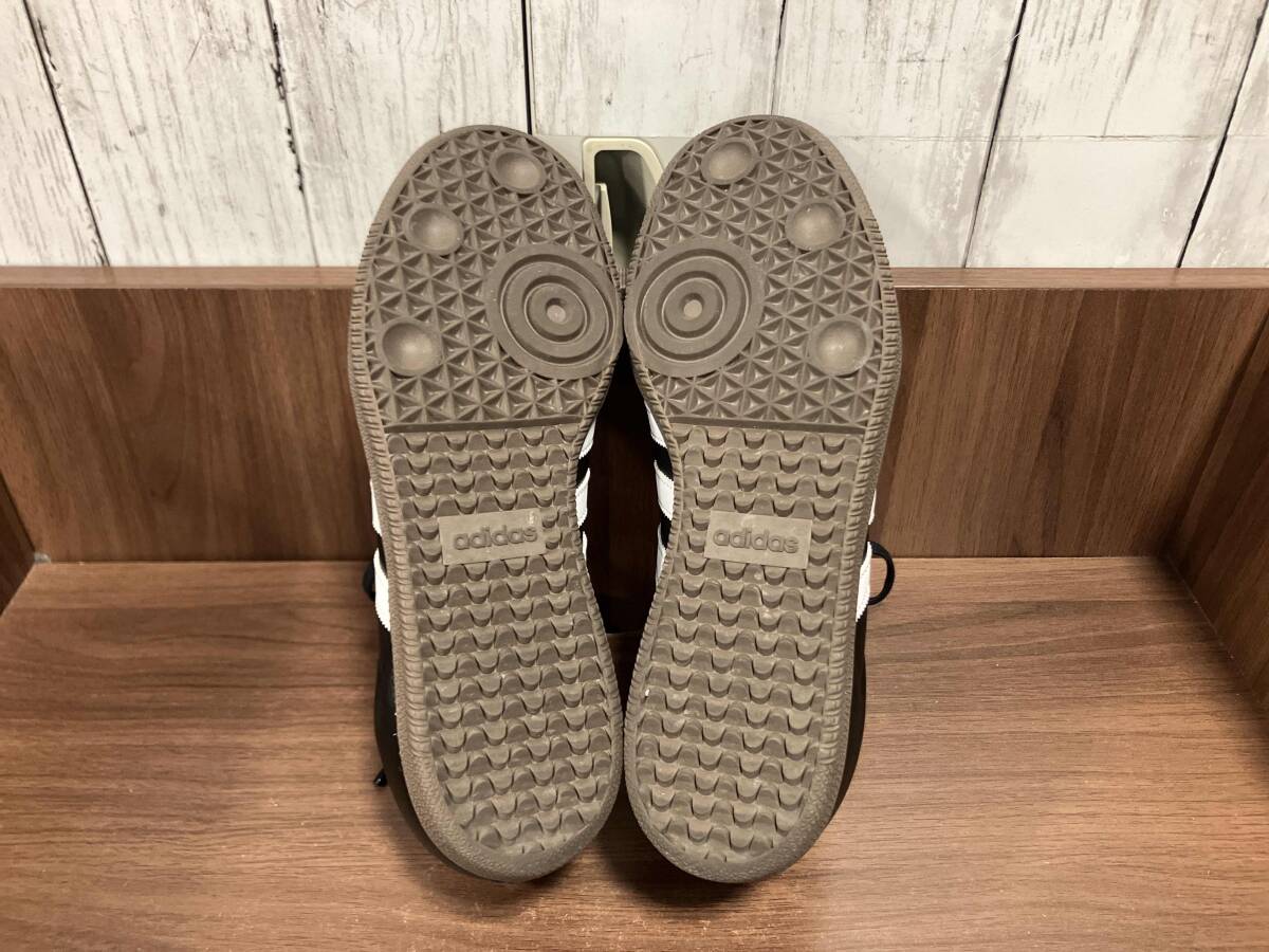 adidas Adidas спортивные туфли черный B75807 25.5cm SAMBA OG samba o-ji- low cut замша кожа верхний жевательная резинка подошва 