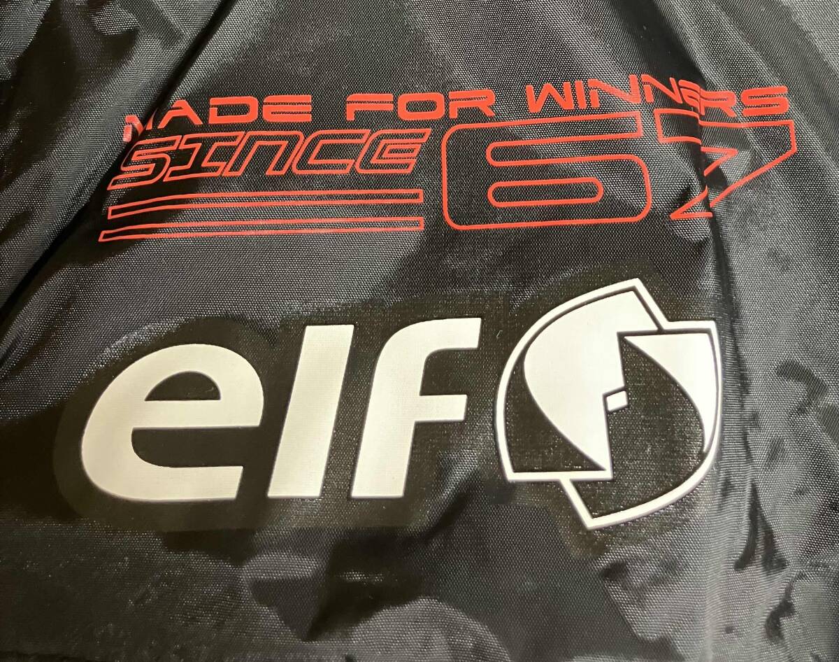 未使用 elf エルフ レインスーツ ELR-3291 切替 4L 黒 ブラック × 白 ホワイト メンズ_画像4