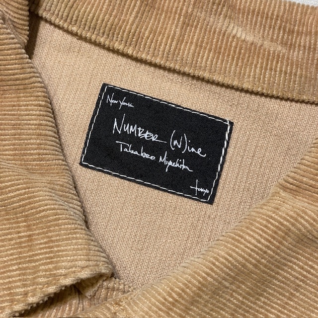 03 NUMBER(N)INE ジャケット カート期 コーデュロイジャケット サイズ4 ベージュ 03-NJ040B ナンバーナイン 店舗受取可_画像4