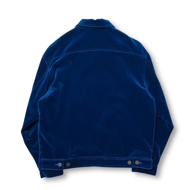 Supreme ジャケット VELVET WORK JACKET Sサイズ ブルー シュプリーム 店舗受取可_画像2