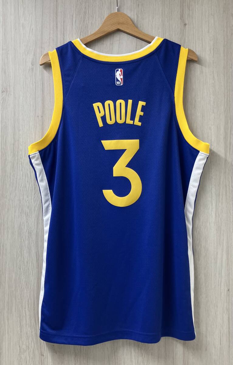 NIKE ナイキ NBA ゴールデンステート・ウォリアーズ ジョーダン・プール #3 スウィングマン ジャージ サイズL_画像1