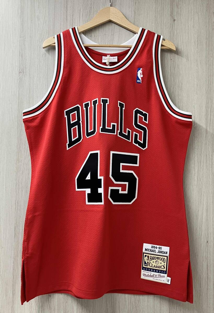 Mitchell&ness ミッチェルアンドネス NBA シカゴ・ブルズ マイケル・ジョーダン #45 オーセンティック ジャージ サイズL_画像2