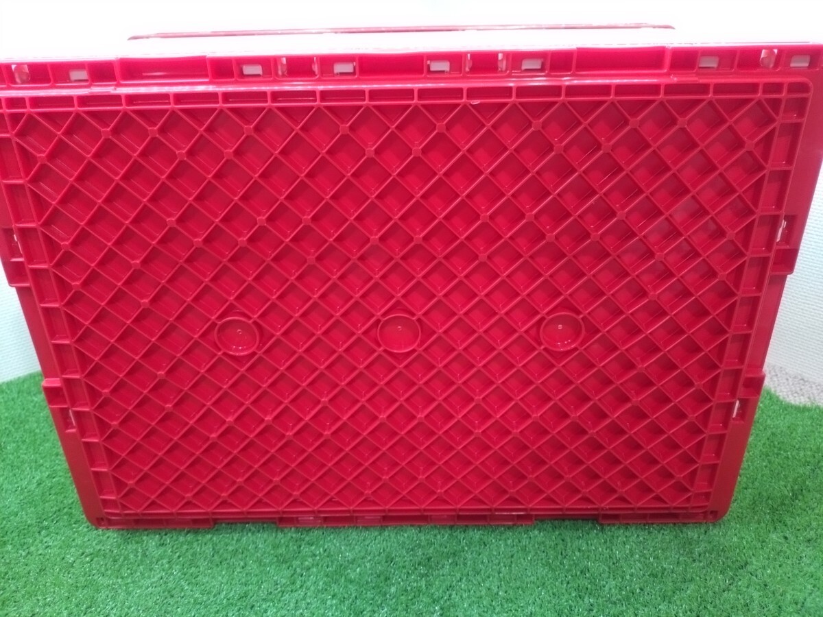 ヤマルーブ　 コンテナ　 レッド②　 フタ一体型　オリコン_画像9