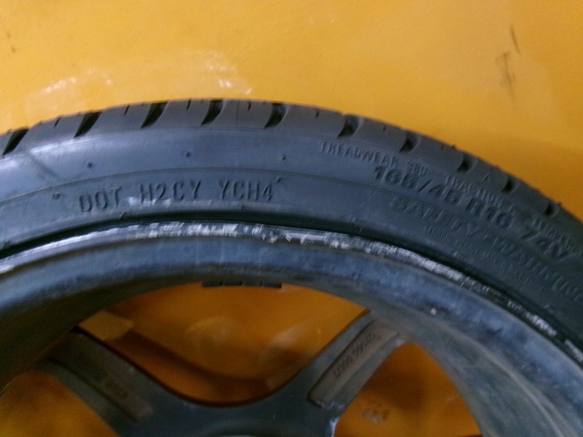 ☆スピスタ☆タイヤホイール　ブラックレーシング HT-03　Nシリーズ アルト　16インチ　5.5J +45 100-4　165/45R16　R161084　中古　23_画像7