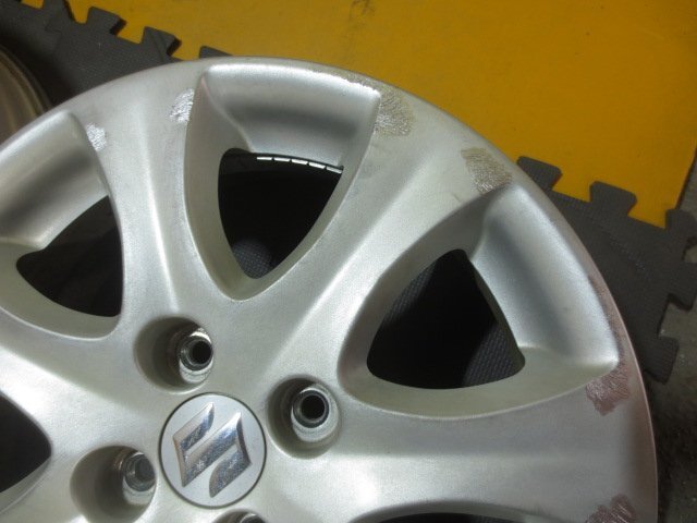 ☆スピスタ☆ホイール　スズキ純正　スイフト　15インチ　5.5J　+45　100-4　4本　R155275H　中古_画像9
