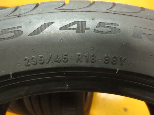 ☆スピスタ☆タイヤ　ピレリ　POWERGY　235/45R18　4本　18T1266　中古　24_画像3