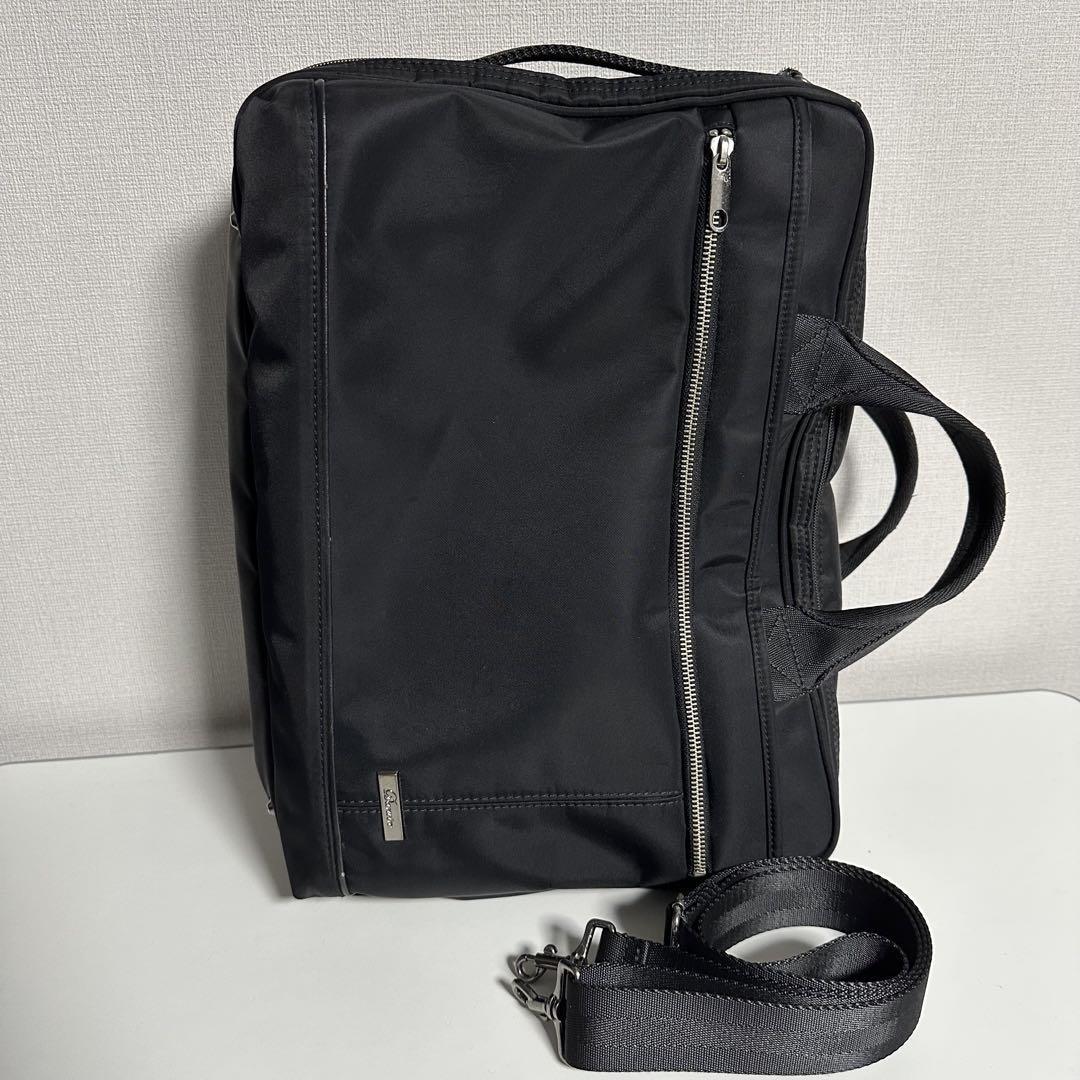 美品 ダーウィン ACE 3way ビジネスバッグ リュック ナイロン ブラック 黒 ショルダーバッグ ブリーフケース 2層 大容量 A4 _画像1